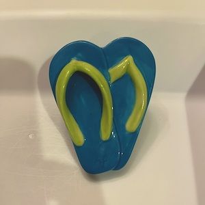 Nora Fleming flip flop mini charm